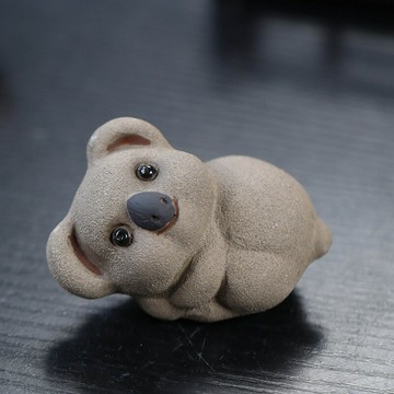 宜興紫砂茶寵考拉擺件野生動物家用創意趣味桌面功夫茶具茶道配件myg7251