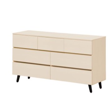 文創集 艾比5尺七抽斗櫃(二色可選)-150x40x120cm免組