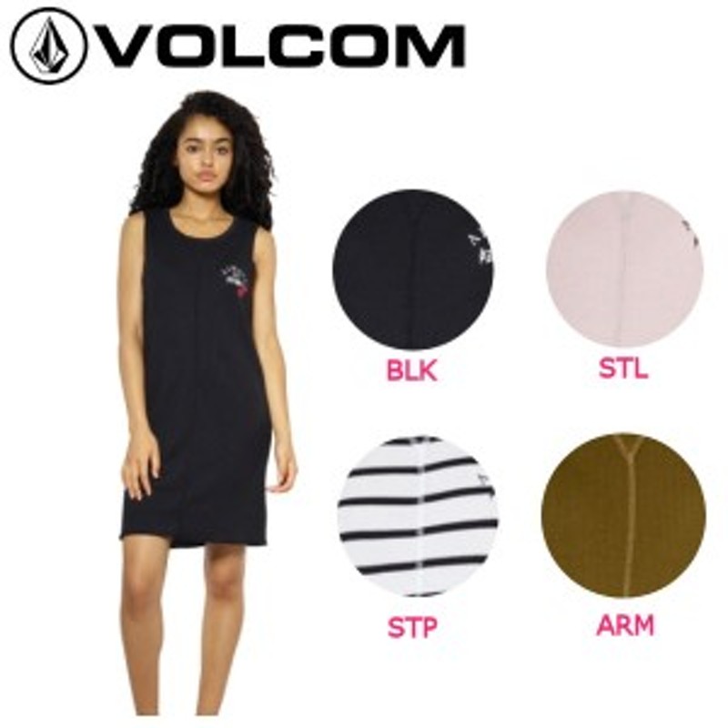 Volcom ボルコム18春夏 Wash Mach Thermal Dress レディース ノースリーブワンピース ワンピ スカート S M 4カラー 正規品 通販 Lineポイント最大1 0 Get Lineショッピング