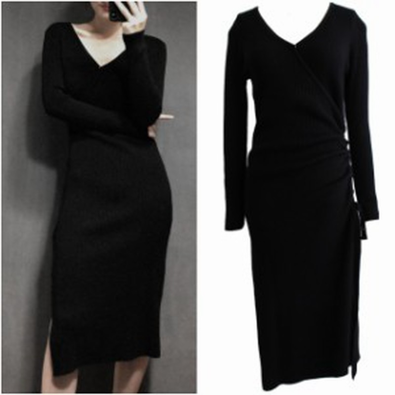 冬 新作 ワンピース 冬 ワンピース 長袖 ニットワンピース 冬 ニットワンピース タイト ニットワンピース 秋冬 長袖ワンピース レディー 通販 Lineポイント最大1 0 Get Lineショッピング