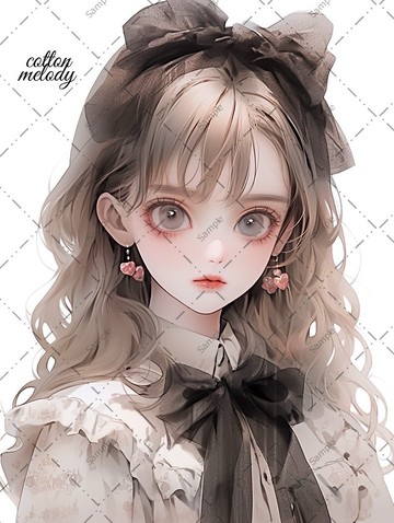 原創貼紙 no.231 人物貼紙 原創貼紙 人像貼紙 女孩貼紙 原創人物貼紙