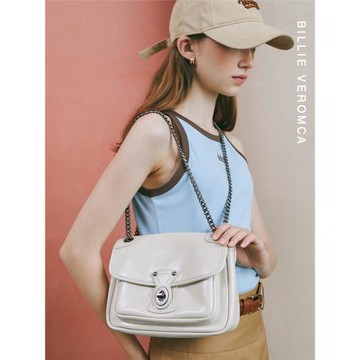 Billie Veromca鏈條流浪包小眾設計2021新款女包秋冬斜挎單肩包包