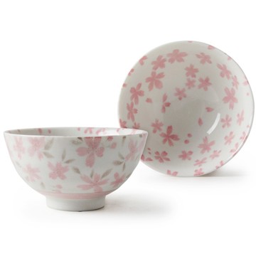 [豐名日本餐具] 4.0"碗 布目櫻 粉 / C04RB0-186