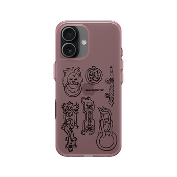 iPhone 17 Clear (相機按鈕) 晶醺玫 - MUG CUP GUY - 門把