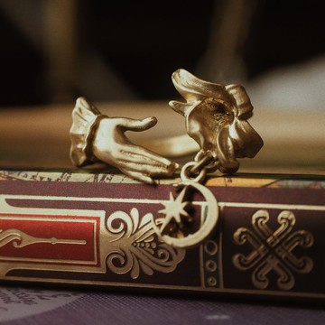 白百合戒指 黃銅