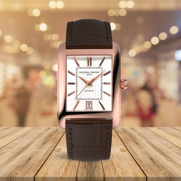 送禮首選★CONSTANT 康斯登 Classics Carree 百年典雅方形機械錶 情人節送禮推薦 FC-303V4C4 附提袋【全館滿額折價★APP下單點數4倍送】線上購買享_實體門市同步服務