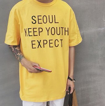 【JP.美日韓】 春夏 SUMMER 夏日短袖 寬鬆 潮流上衣 落肩 質感加倍 好穿 歐美字體 靈魂上衣 短袖