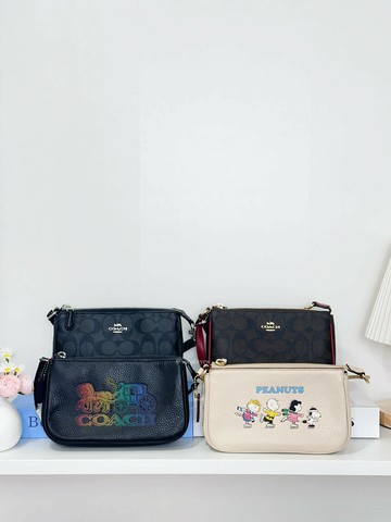 美國代購 台灣現貨 Coach 麻將包 肩背包 手拿包【送禮精選★APP下單點數4倍送】