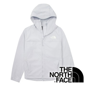 【THE NORTH FACE 美國】女防風快乾連帽外套『淡紫藍』NF0A8BWB 戶外 露營 登山 健行 休閒 時尚 防風 外套