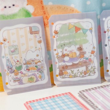 小狗巴士VOL.9 可愛鹽系 M5 A8活頁書簽分隔收納夾