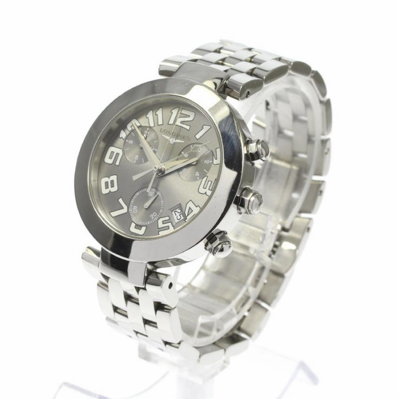 美品 メンズ LONGINES ドルチェビータ L5.677.4 クォーツ LONGINES】ロンジン ドルチェヴィータ クロノグラフ L5.677.4