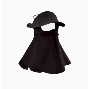 【蝦店隔日到貨】夏日護頸遮陽帽 防曬面罩 頭套 全遮式帽子 UPF50+ 涼感面料
