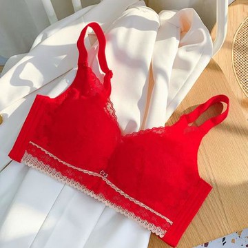 手掌杯小胸加厚內衣女聚攏顯大平胸專用無鋼圈聚攏不空杯文胸罩