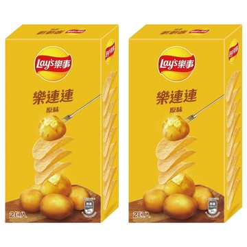 Lay's 樂事 經濟包原味洋芋片  166g  2個