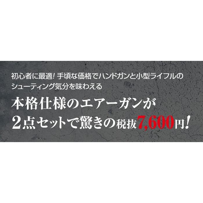 エアーガン２点セット（バイオＢＢ弾２０００発入り）[18歳以上] M4 R・I・S コルト1911 VS-M4-1911