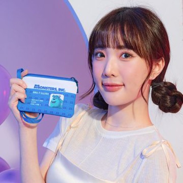 【DISNEY】怪獸電力公司-票卡零錢包-毛怪 PTD23-E8-22SU聖誕交換禮物