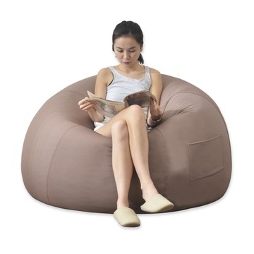 【班尼斯】超極大顆水蜜桃懶骨頭-咖啡色