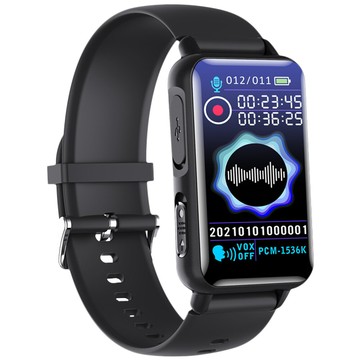 k-s18 藍牙錄音手錶64g(音樂影片播放/電子書閱讀器 5d弧面彩屏 支援錄音轉文字 一鍵錄音