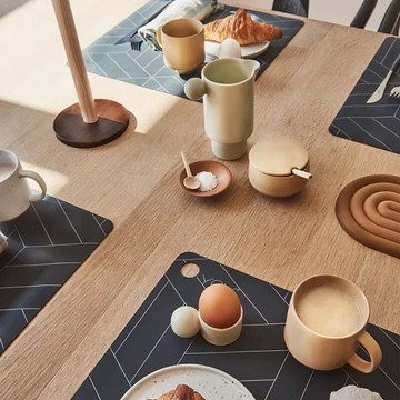 OYOY LIVING Hagi 和吉萩焼石器糖罐 - 深棕