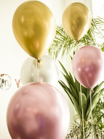 生日裝飾場景布置氣球金色乳膠加厚混色浪漫婚房婚慶周歲派對用品
