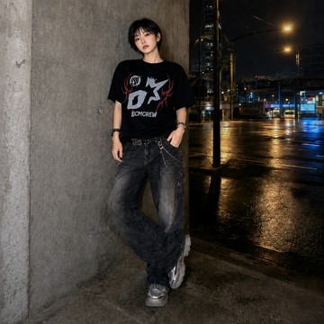 [HORMES](DCM010)DISCERNMENT DCM 彗星撞擊 BOXY 短寬版型 888短袖 短T