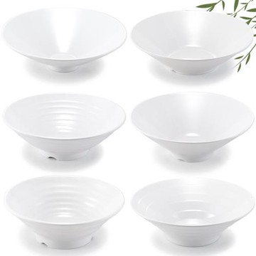 日式拉面碗商用斗笠喇叭塑料大碗湯碗密胺酸菜魚盆麻辣香鍋冒菜碗