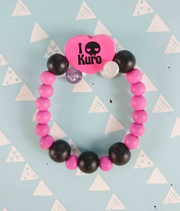 【震撼精品百貨】酷洛米_Kuromi~手鍊_粉珠