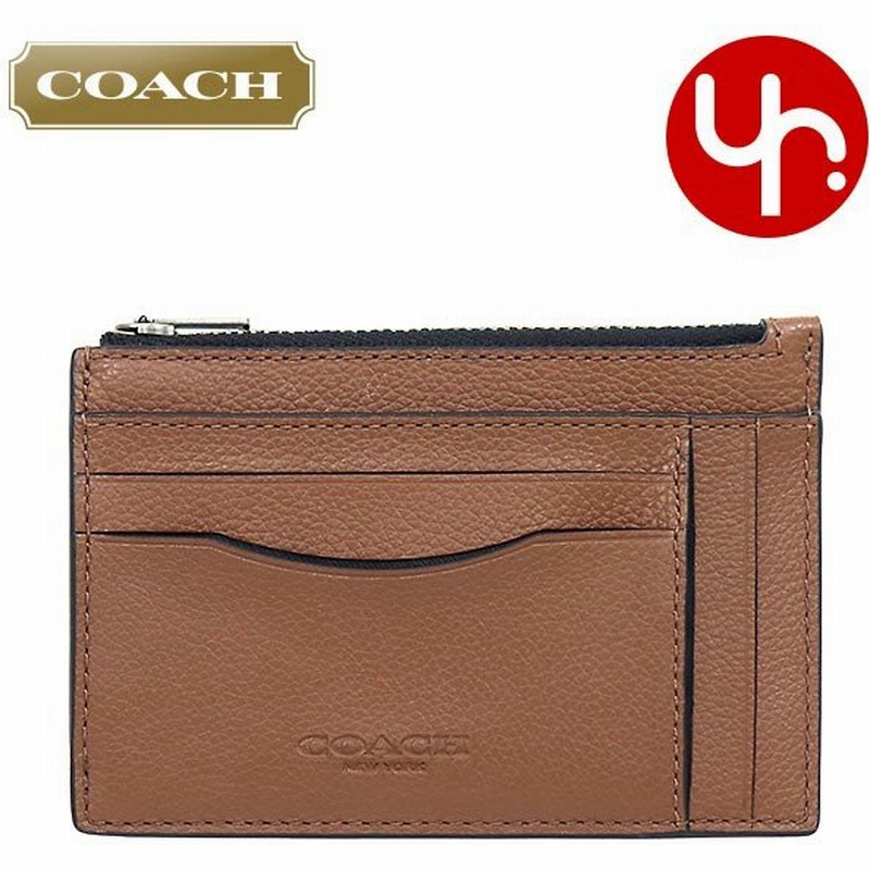 コーチ Coach 財布 コインケース F サドル マルチウェイ スムース レザー ジップ カード コイン ケース アウトレット メンズ レディース 通販 Lineポイント最大0 5 Get Lineショッピング