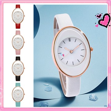 有間小鋪:氣質女錶橢圓手錶女 新款watch女士手錶女石英錶女時尚個性簡約wish速賣通古典皮帶錶腕錶女