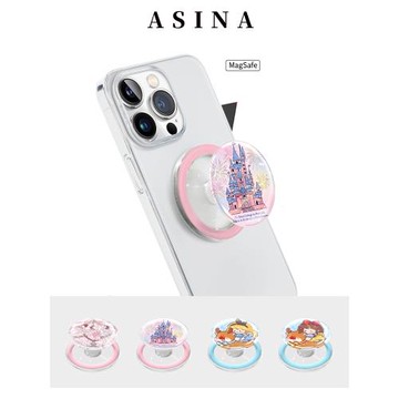 新款適用于MagSafe磁吸支架卡通可愛氣囊手機便攜磁力圈背貼扣創意旋轉固定桌面可愛強力13殼14/15時尚