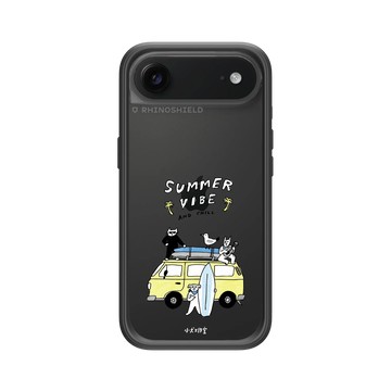 iPhone Air Mod NX -邊框背蓋組合 (相機按鈕) 黑 - 小犬工作室 The little K9s - summer vibes