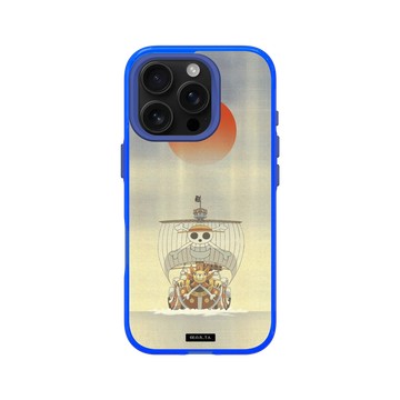 iPhone 16 Pro Clear 激光藍 - 航海王 One Piece - 海賊團系列-航行千陽號