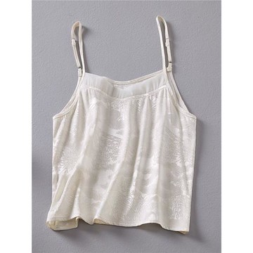 南窗 霓衣云裳春夏短款打底吊帶背心仙女漢服內搭人絲提花上衣