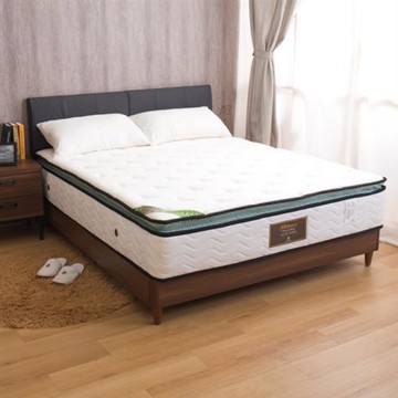 【AS】巴爾克-乳膠呼吸正三線特殊硬式雙人加大6尺獨立筒床墊