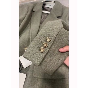 春季2026年新款藝術感學院風韓系富家千金復古時髦小香風西裝外套