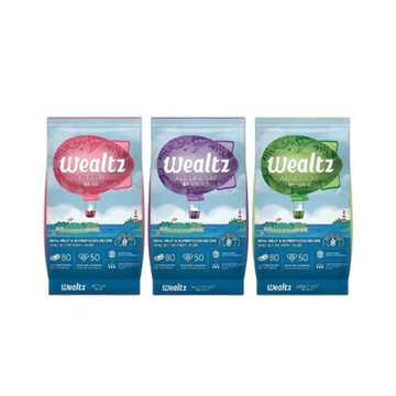 Wealtz維爾滋 -2.1kg (300g*7EA) 天然無穀寵物糧 全齡貓/幼貓/成貓食譜 (買二件送寵喵樂-貓草玩具1個隨機)