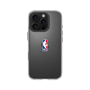 iPhone 16 Pro Clear Case（相機按鈕） 透明 - NBA - Logo-NBA Logoman - Center