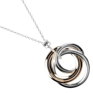 【日本直送】蒂芙尼 TIFFANY&Co. 1837 聯鎖圓環 項鍊 銀 925 盧貝多金屬 約 5.13g【二手】A 級