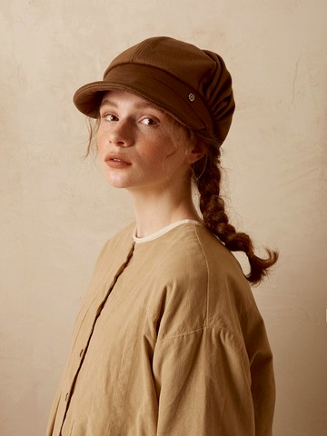 Back point casquette - Camel
