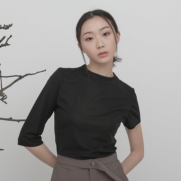 台北時裝週限定款/Danbo_淡泊・不對稱袖上衣_ 23SF002_黑