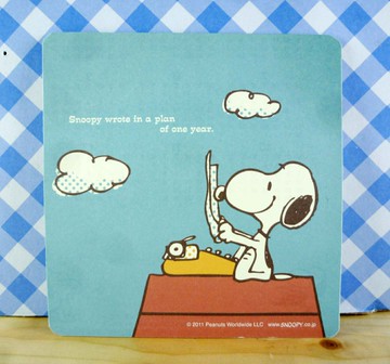 【震撼精品百貨】史奴比Peanuts Snoopy  SNOOPY卡片-屋頂藍M 震撼日式精品百貨