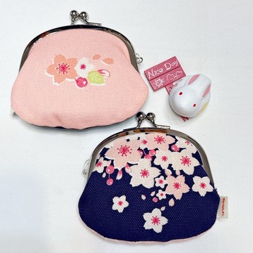 京都綾小路中型口金包-櫻花