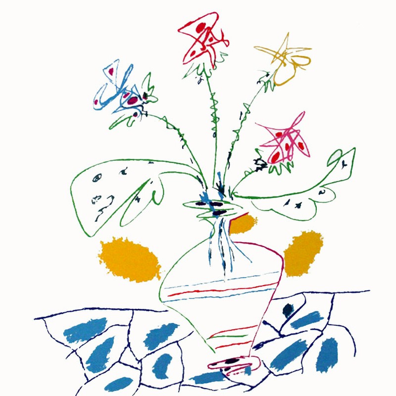 ピカソ風花瓶ｘ ピカソ風花瓶x
