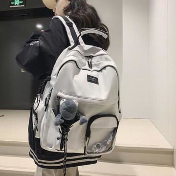 ins原創書包女小眾時尚新款高中學日系背包初中生大學生男雙肩包