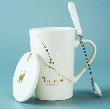 金牛座生日快樂限定禮【星座物語】星座物語嚴選12星座情侶馬克杯 - 金牛座