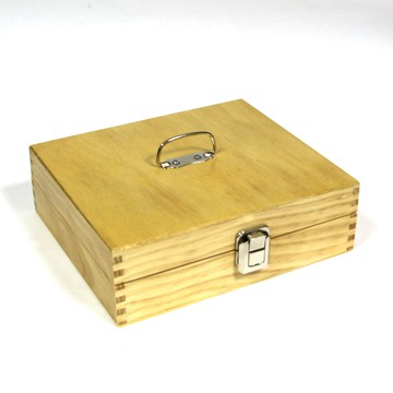 【文具通】木質 木製 印章盒 內隔板為塑膠製 約23.8x20.9x7.3cm 大 K4050002【APP滿額下單4%點數(單一帳號最高1000點)】7/31止
