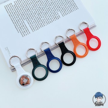 airtag 保護套 定位器保護套  鑰匙扣 airtags 保護套 保護殼 掛飾防丟器 防摔 皮質 荔枝紋 防丟防摔