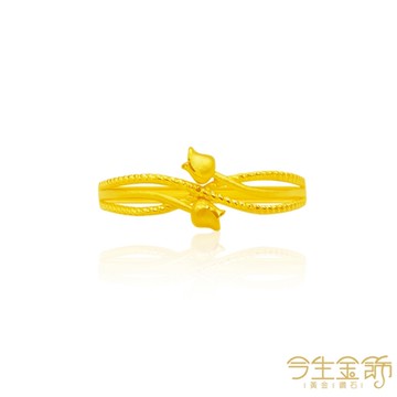 今生金飾 甜美風鈴戒 黃金戒指