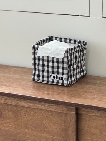 檢查紙巾方形籃