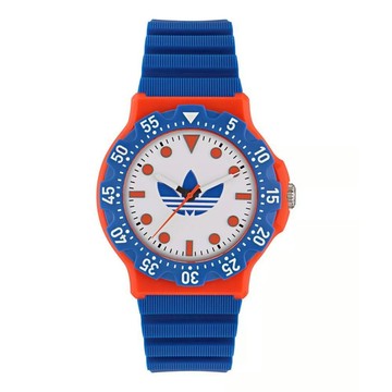 【ADIDAS 愛迪達】Discoverer Two 矽膠錶帶_AOSY25513_藍色_40mm